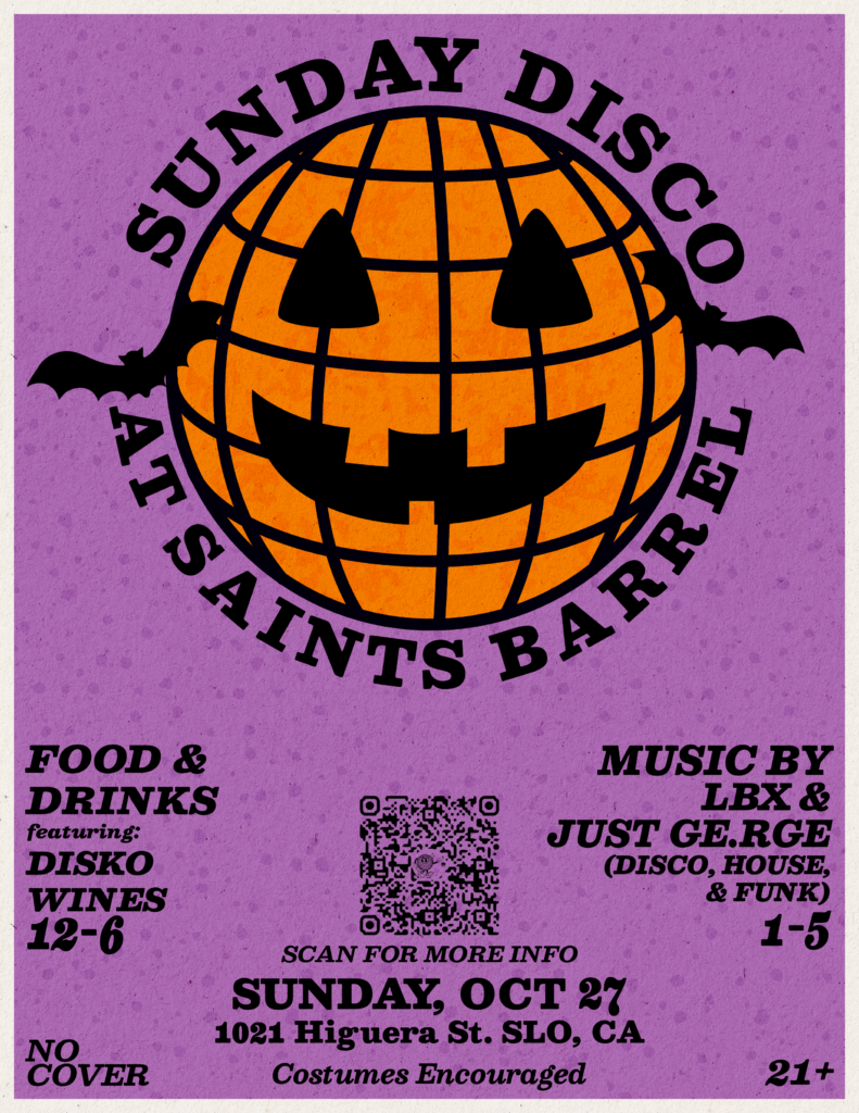 Spooky Sunday Disco at Saints Barrel ge.rge's club house